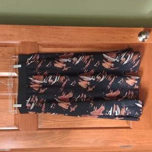 Lularoe lined skirt with elastic waist, never worn